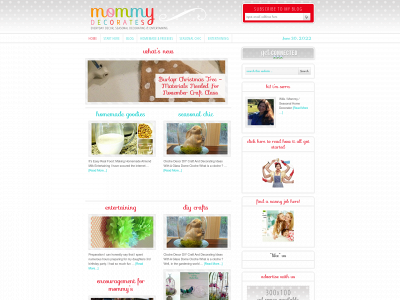 mommydecorates.com snapshot