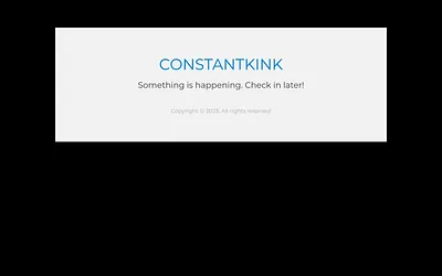 constantkink.com snapshot