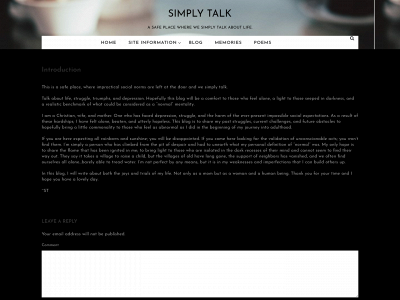 simplytalk.blog snapshot