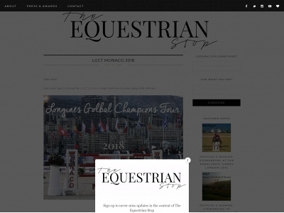 theequestrianstop.com snapshot