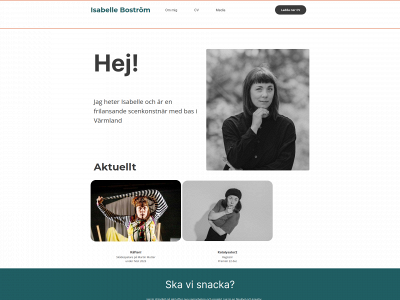 isabellebostrom.com snapshot