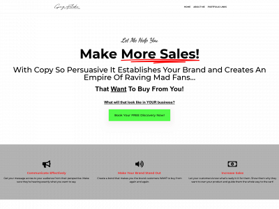 gregbcopy.com snapshot
