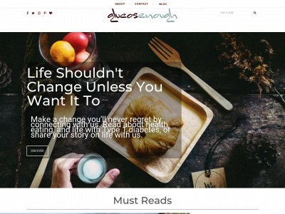 glucosenough.com snapshot