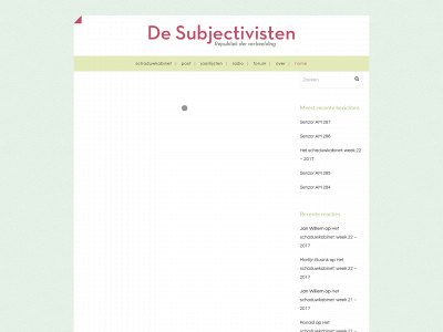subjectivisten.nl snapshot