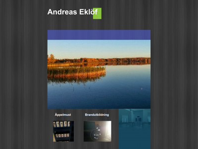 andreaseklof.com snapshot