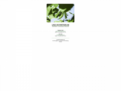 lindhrpartner.se snapshot