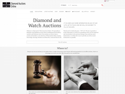 diamondauctionsonline.com snapshot