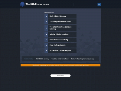 thelittleliteracy.com snapshot