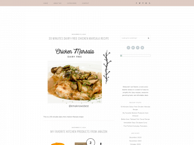 rachelknowsfood.com snapshot