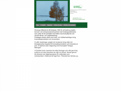 silvberg.se snapshot