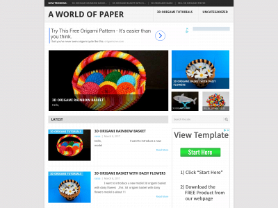 aworldofpaper.com snapshot