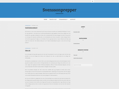 svenssonprepper.se snapshot