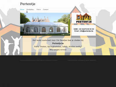 pertentje.be snapshot