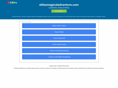 elliesmagicaladventure.com snapshot
