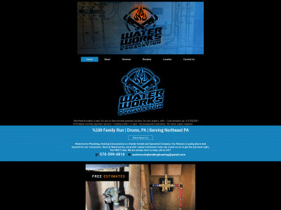 www.waterworksplumbingandheating.com snapshot
