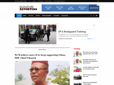signaturereporters.com snapshot