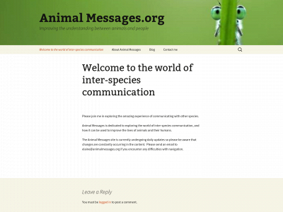 animalmessages.org snapshot