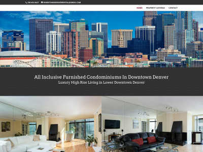 downtowndenverrental.com snapshot