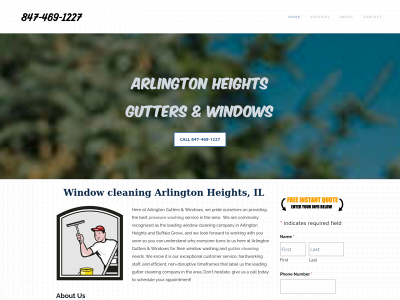 www.arlingtonwindowsandgutters.com snapshot