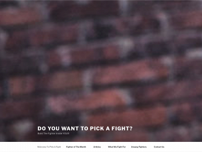pickafight.us snapshot