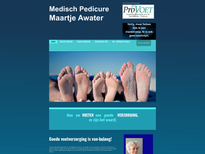 pedicuremaartjeawater.nl snapshot