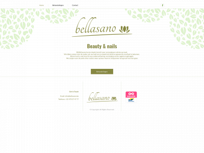 bellasano.be snapshot