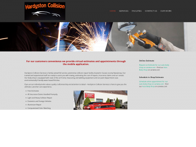 hardystoncollision.com snapshot