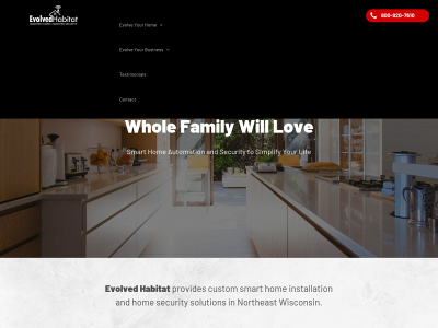 www.evolvedhabitat.com snapshot