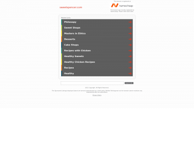 sweetspencer.com snapshot