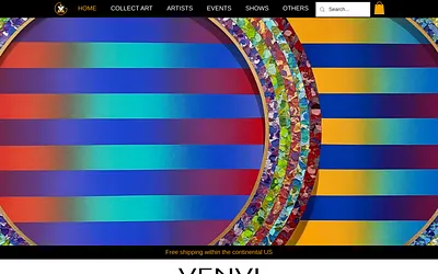 www.venviartgallery.com snapshot