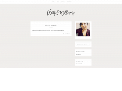 chantelwilliams.com snapshot