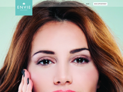 envieskinandbody.com snapshot