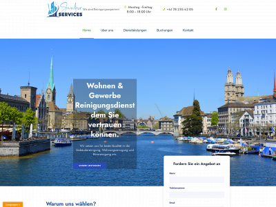 sauberservices.ch snapshot