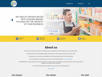 cadimportinc.com snapshot