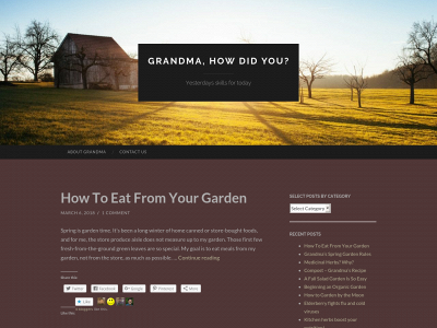 thehowtograndma.com snapshot