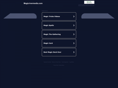 magicrivermedia.com snapshot
