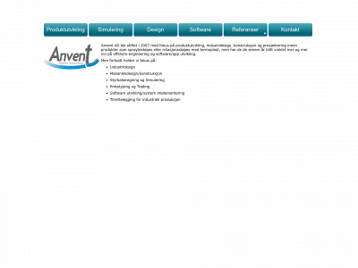 anvent.no snapshot