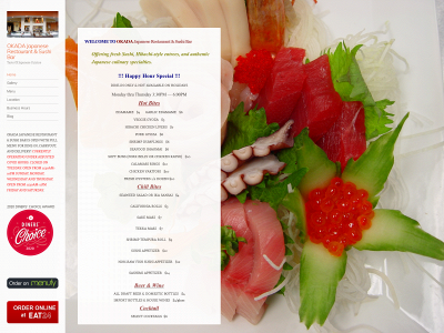 okadajapaneserestaurant.com snapshot