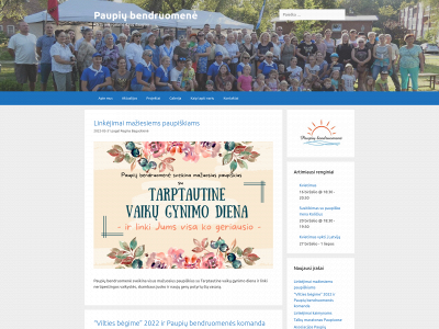 paupiubendruomene.lt snapshot