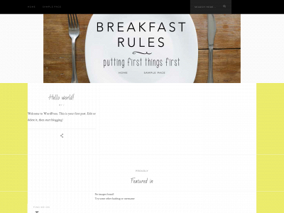 breakfastrules.com snapshot