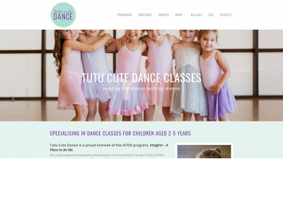 tutucutedance.com.au snapshot
