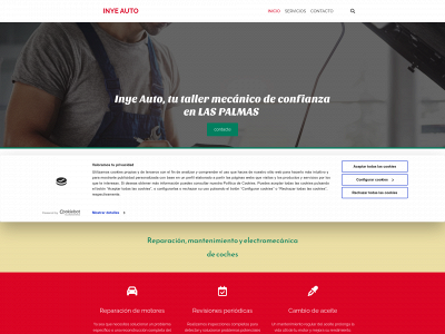 tallerinyeauto.com snapshot