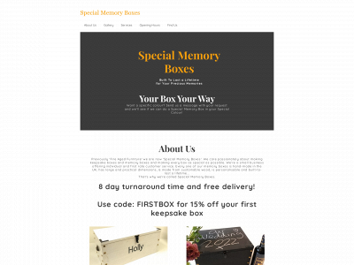 specialmemoryboxes.co.uk snapshot