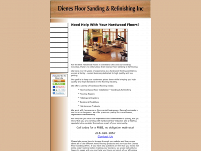 dienesfloors.com snapshot