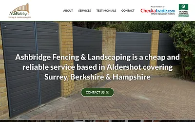 ashbridgefencing.co.uk snapshot