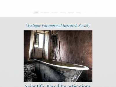 mystiqueparanormal.com snapshot