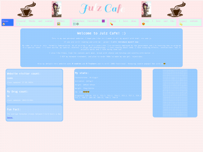 julz.cafe snapshot