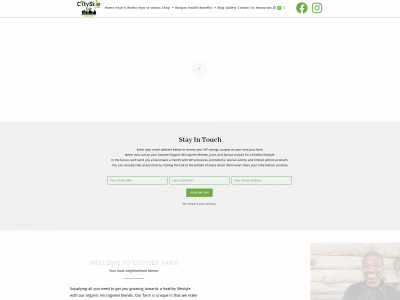 citysidefarm.com snapshot