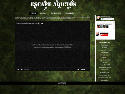 escapeadictos.com snapshot