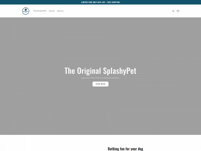 thesplashypet.com snapshot